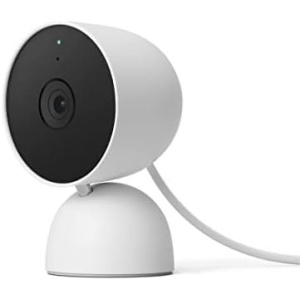 Google indoor Nest Security Cam 1080p (Wired) - 2nd Generation - Snow