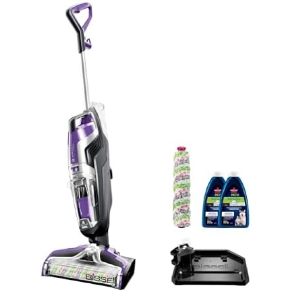 BISSELL Crosswave Pet Pro All in One Wet Dry Vacuum Cleaner and Mop for Hard