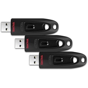 SanDisk 32GB 3-Pack Ultra USB 3.0 Flash Drive 32GB