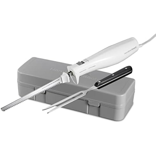 Hamilton Beach Electric Knife Set for Carving Meats, Poultry, Bread, Crafting